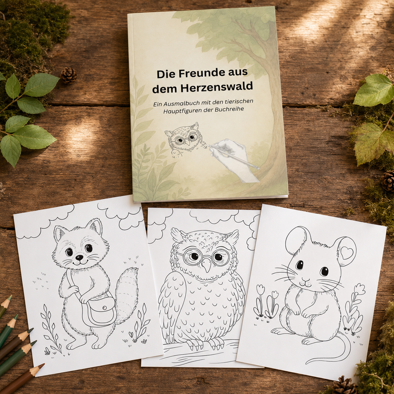 Tierisches Ausmalbuch